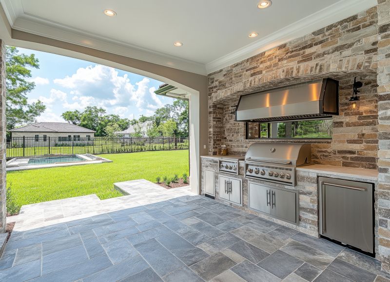Outdoor Masonry Kitchen