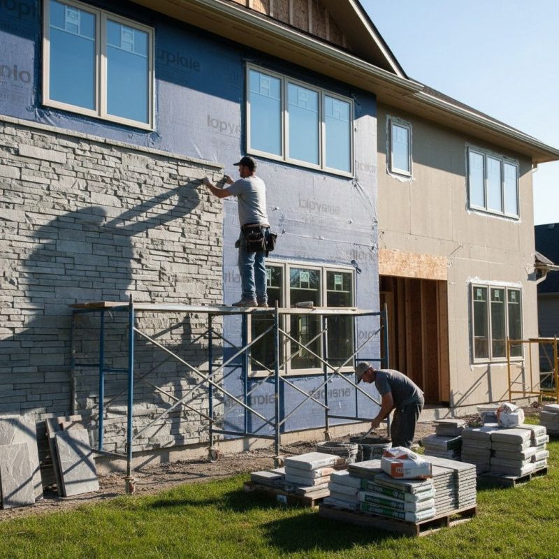 Stone Cladding Installation