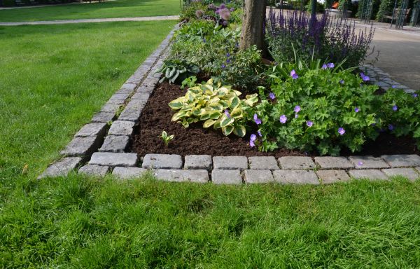 Stone Edging Installation in Camas