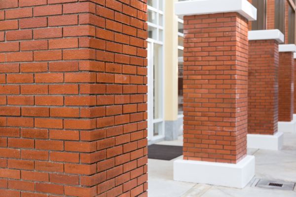 Brick Column Installation in Camas