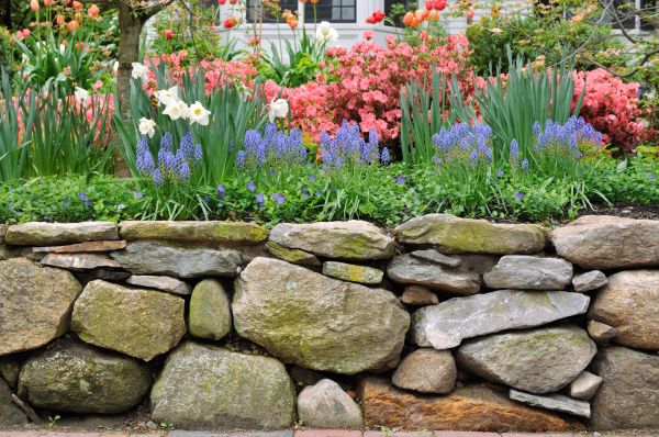 Stone Wall Hardscaping in Camas