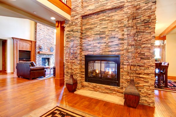 Stone Hearth Installation in Camas